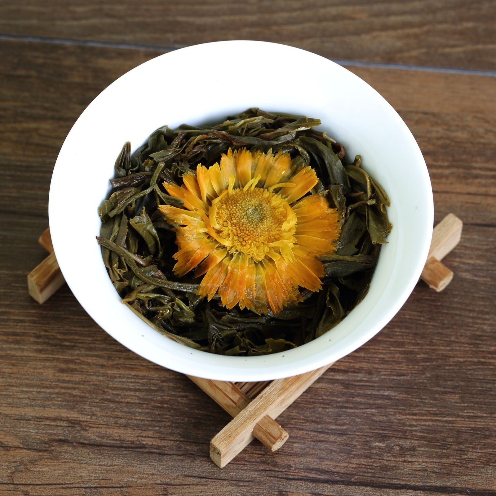 HelloYoung HELLOYOUNG 100g Calendula Officinalis Yunnan Pu'er Puerh Tea Raw Ball Tuo