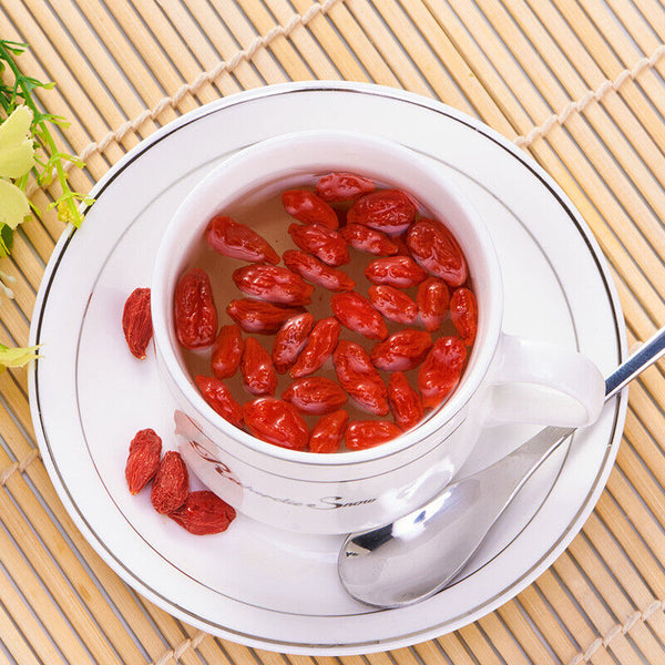 HelloYoung New Dried NingXia Goji Berries Organic Wolfberry Gouqi Berry Herbal Chinese Tea