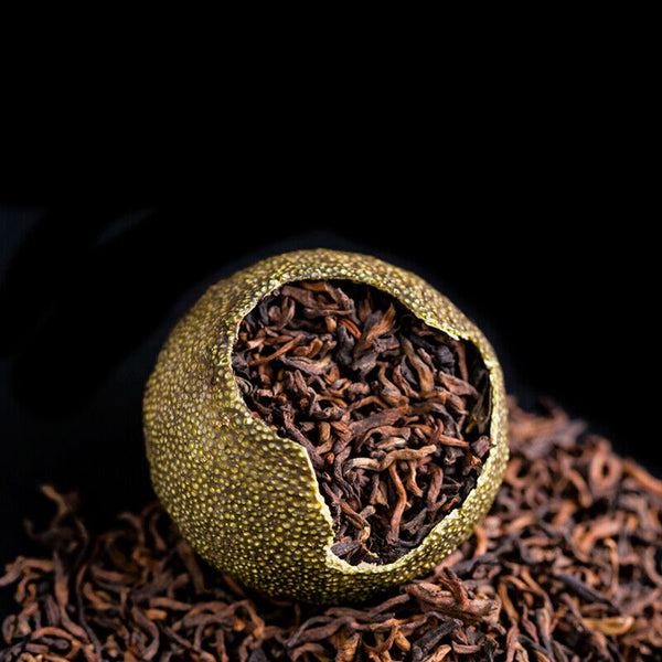 HelloYoung Black Tea Yunnan Ripe Puerh TeaChenpi Puer Old Ecology Loose Leaf Peel 250g-500g