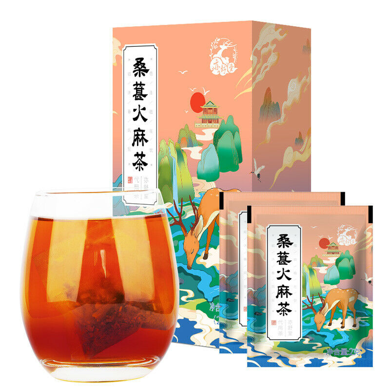 亦舒堂桑葚火麻仁茶草本茶益肠茶 Yi Shu Tang Sangshenhuomarencha Cao Ben Cha Yi Chang Cha