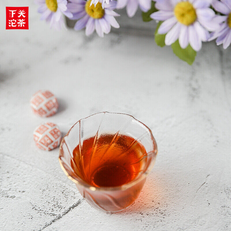 HelloYoung XIAGUAN Brand Wei Tuo Pu-erh Tea Mini Tuo Cha 200g Ripe Puer Tea Shu Tuocha