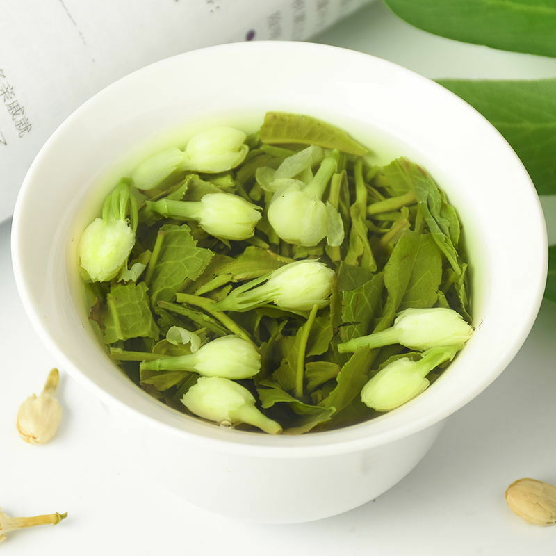 HelloYoung Chinese Green Tea Loose Leaf Dried Jasmine Tea Gift Pack 125g
