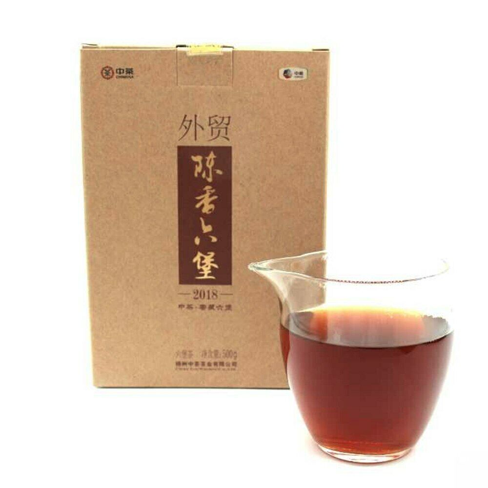 HelloYoung 500g Zhongcha Liubao Dark Tea Hey Cha Chinese Natural Organic Tea Specialty Tea Main image