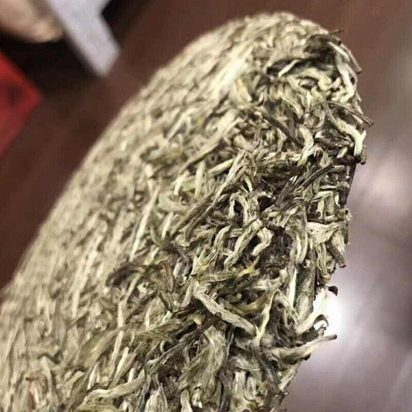 HelloYoung Premium Silver Needle White Tea Cake Chinese Organic Bai Hao Yin Zhen Tea300g