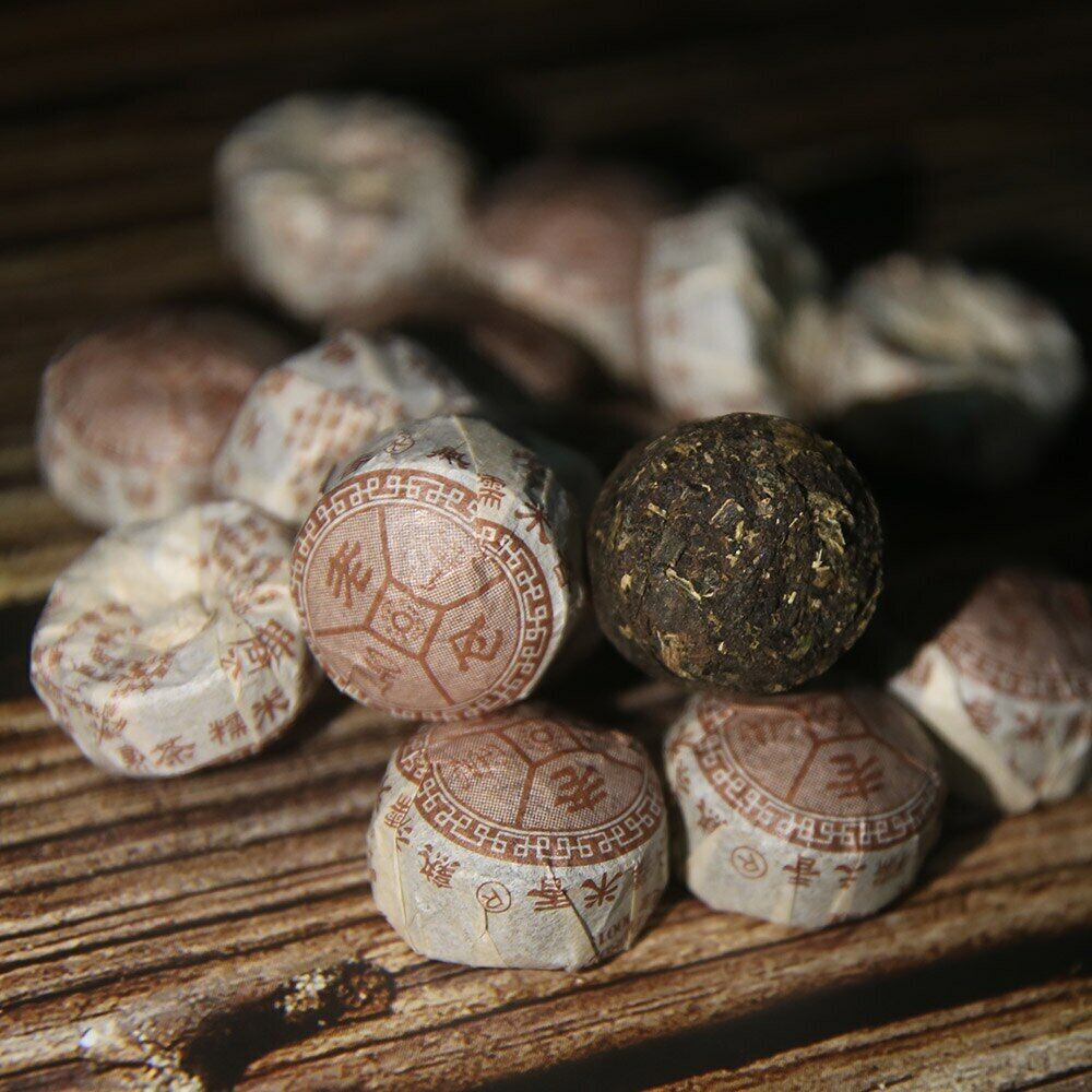 HelloYoung Laocang yr Mini Puer Tuocha Glutinous Aroma Rice Ripe Puerh Tuo Cha