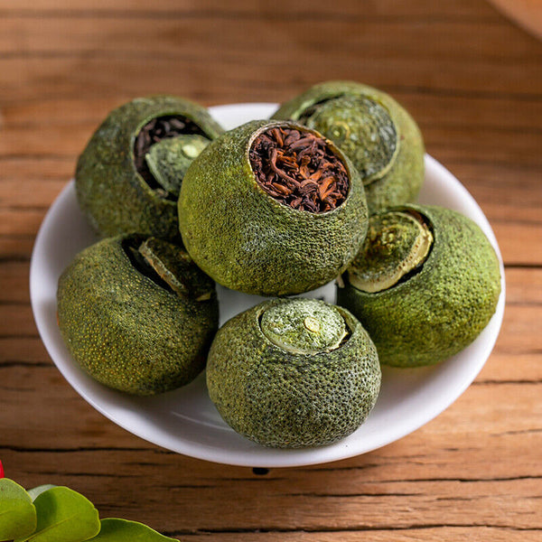 HelloYoung Premium Xinhui Green Orange Peel Chenpi Citrus Puer Pu'er Puerh Ripe Tea 250g