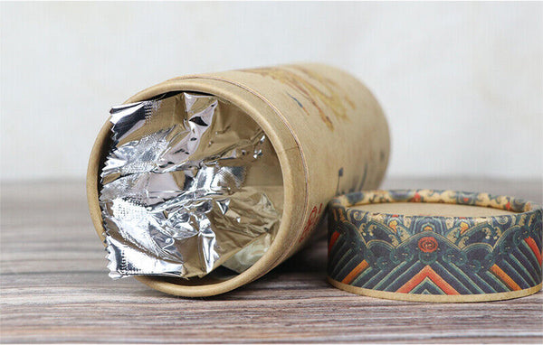 HelloYoung China Tea Ripe Puer Gongting Palace Pu'er Cooked Tea Loose Tea 150g Tin
