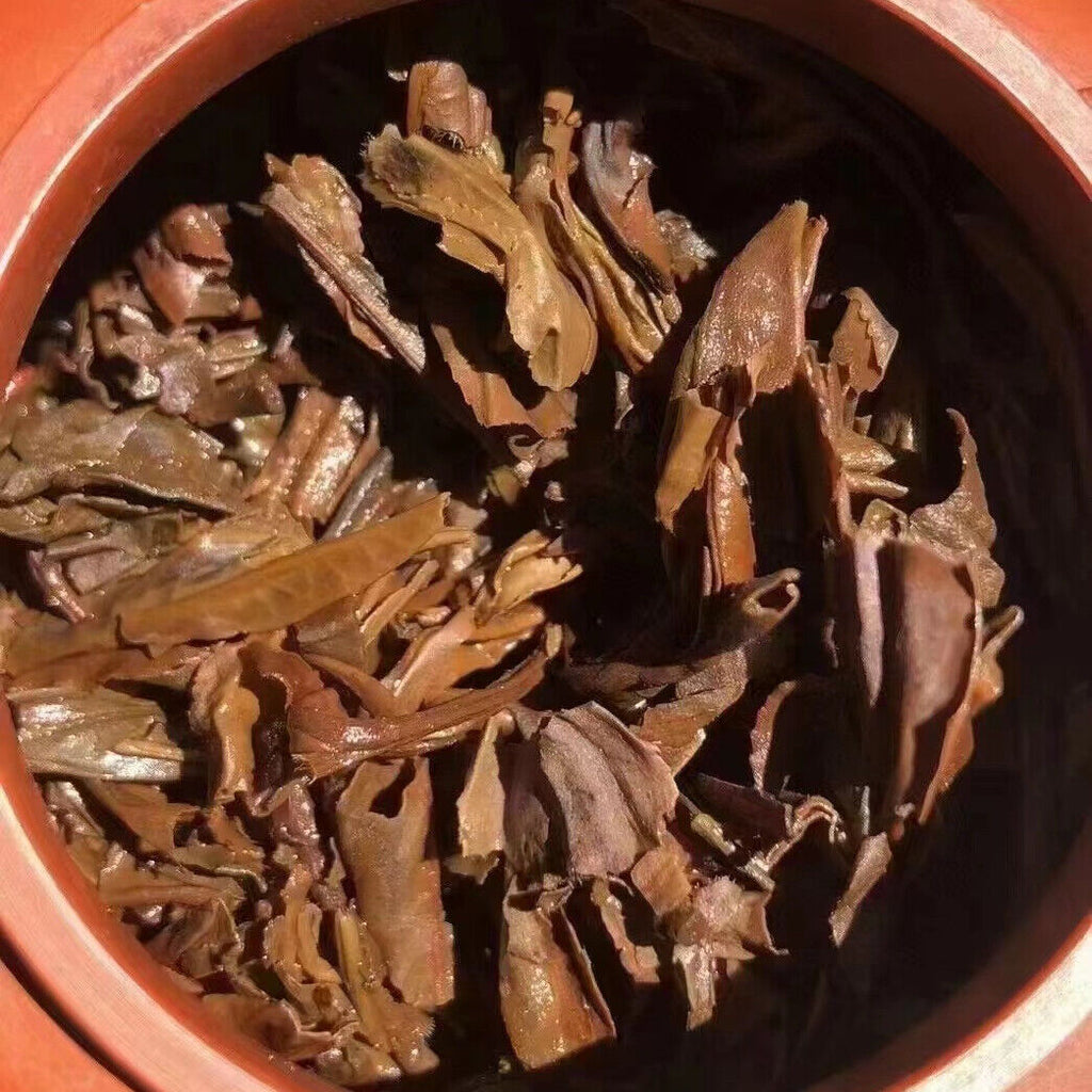 400g Yunnan Old Pu-erh Raw Rea Cake  Huangchangji Aged Puerh Tea Pu'er Tea
