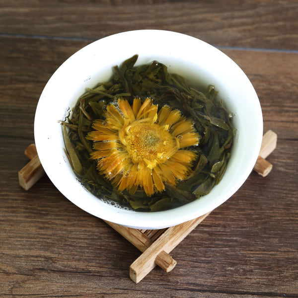 HelloYoung HELLOYOUNG 100g Calendula Officinalis Yunnan Pu'er Puerh Tea Raw Ball Tuo