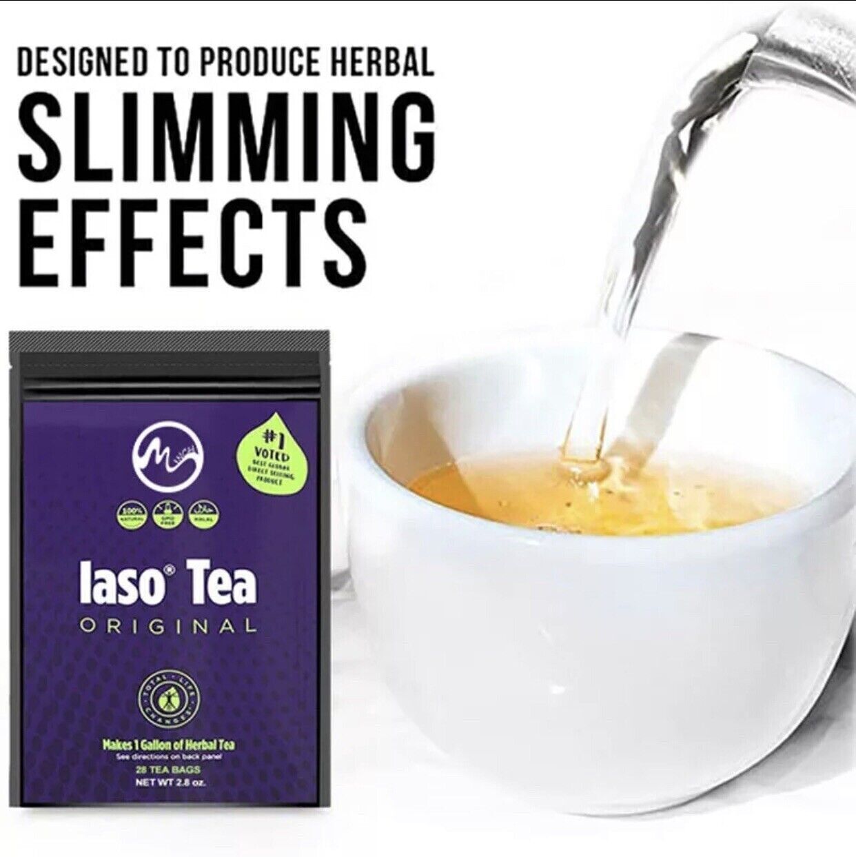 Detox for Laso Tea Cleanser For Weight Lose Fat 28 Bag Burning Slimming