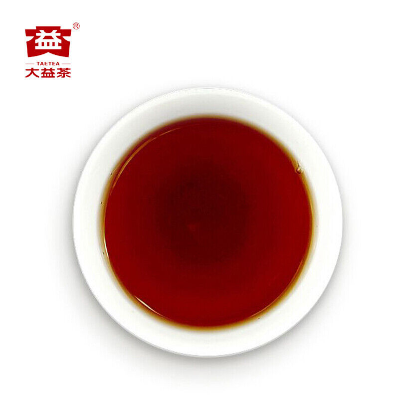 HelloYoung TAETEA Red Jade Menghai Dayi Hong Yu Pu-erh Tea Cake 357g Ripe Puer Pu'er