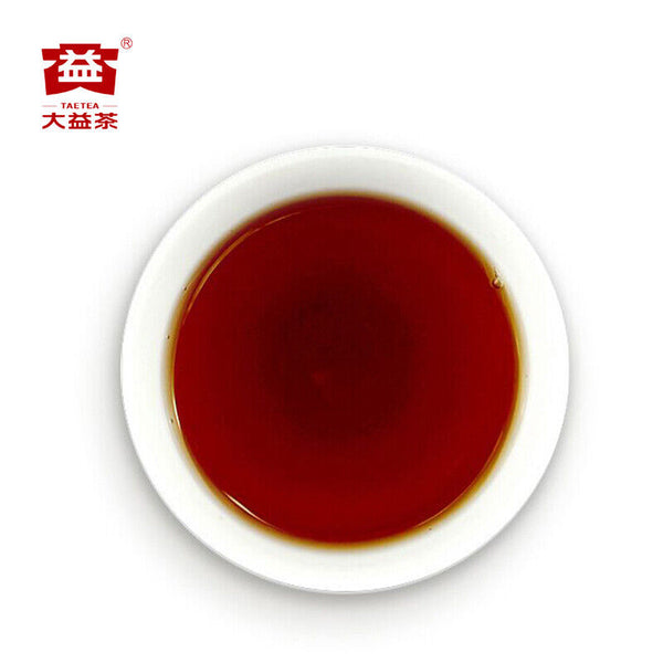 HelloYoung TAETEA Red Jade Menghai Dayi Hong Yu Pu-erh Tea Cake 357g Ripe Puer Pu'er