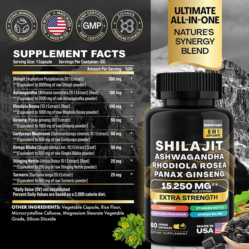 Himalayan Pure 100% Organic Shilajit Soft Resin Highly Potent Fulvic Acid