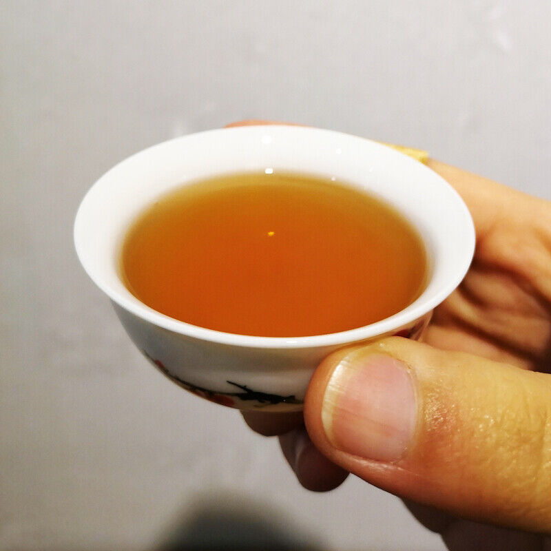 HelloYoung Anhua Baishaxi Dark Tea with Golden Flower Dark Tea Fu Cha Fu Brick 300g HEI CHA