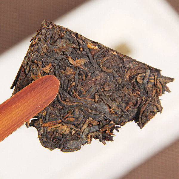HelloYoung Golden Sail Old Ripe Pu Er Tea Jinfan Brick Tea 2852 Shu Puer Brick 250g