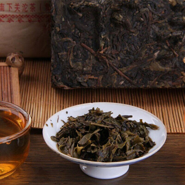 HelloYoung Xiaguan Baoyan Pu-Erh Xia Guan Flame Tibetan Tea Puer Tea Brick Raw 250g