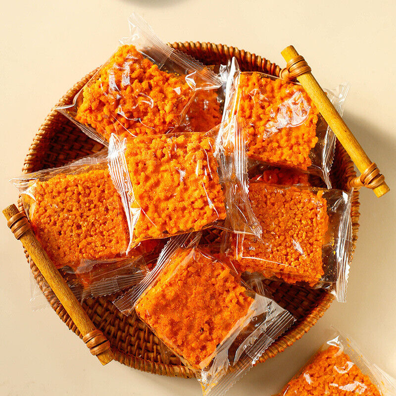 500g Crab roe glutinous rice crust, crab flavored salted egg yolk, crispy snack Main image