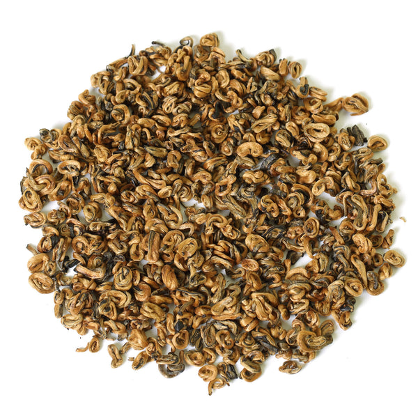 HelloYoung TeaHELLOYOUNG100g Nonpareil Supreme Yunnan Black Tea Dian Hong Snail Golden Bud Tea