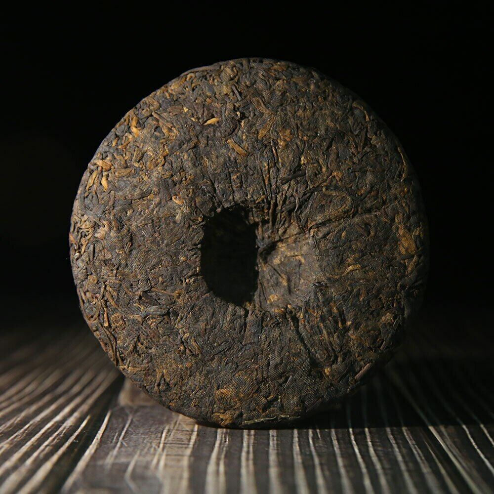 HelloYoung Menghai Centennial Ancient Tea Shu Puerh Tea Mini Pu-erh Cake Puer Tea 145g