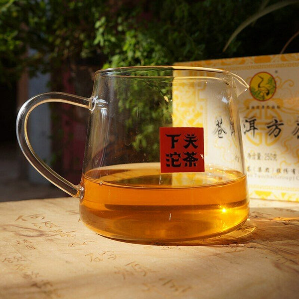 Xiaguan Tuocha Raw Cang Er Fang Zhuan Tea Brick Shen Pu Erh Aged Tea 250g/8.8oz