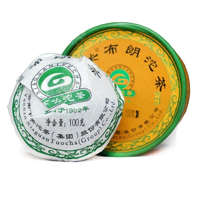 HelloYoung Bulang Ancient Tree Puerh Shen Xiaguan Tuocha Pu'er Tea Raw Tea 100g Box