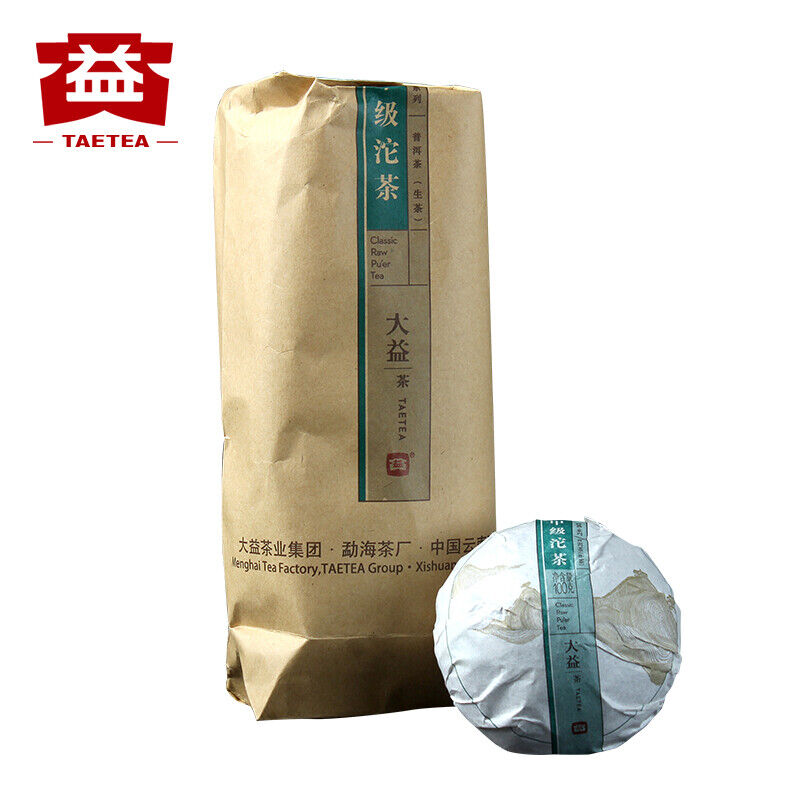 HelloYoung TAETEA Classic Raw Pu'er Tea JIAJI TUOCHA Dayi Pu-erh Puer Shen 500g 1601