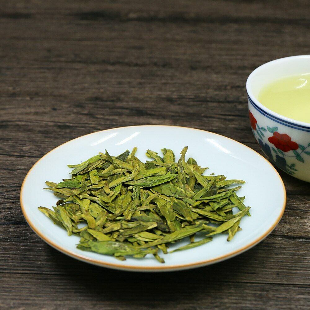 HelloYoung Xihu Longjing Chinese Green Tea 100g Dragon Well Green Tea Lung Ching