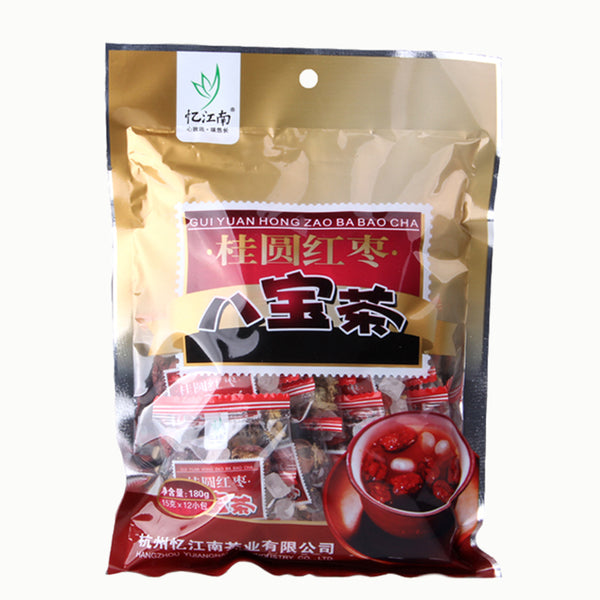 12 PCS Red Date Longan Tea Eighth Treasure Tea Ba Bao Cha Chinese Herbs