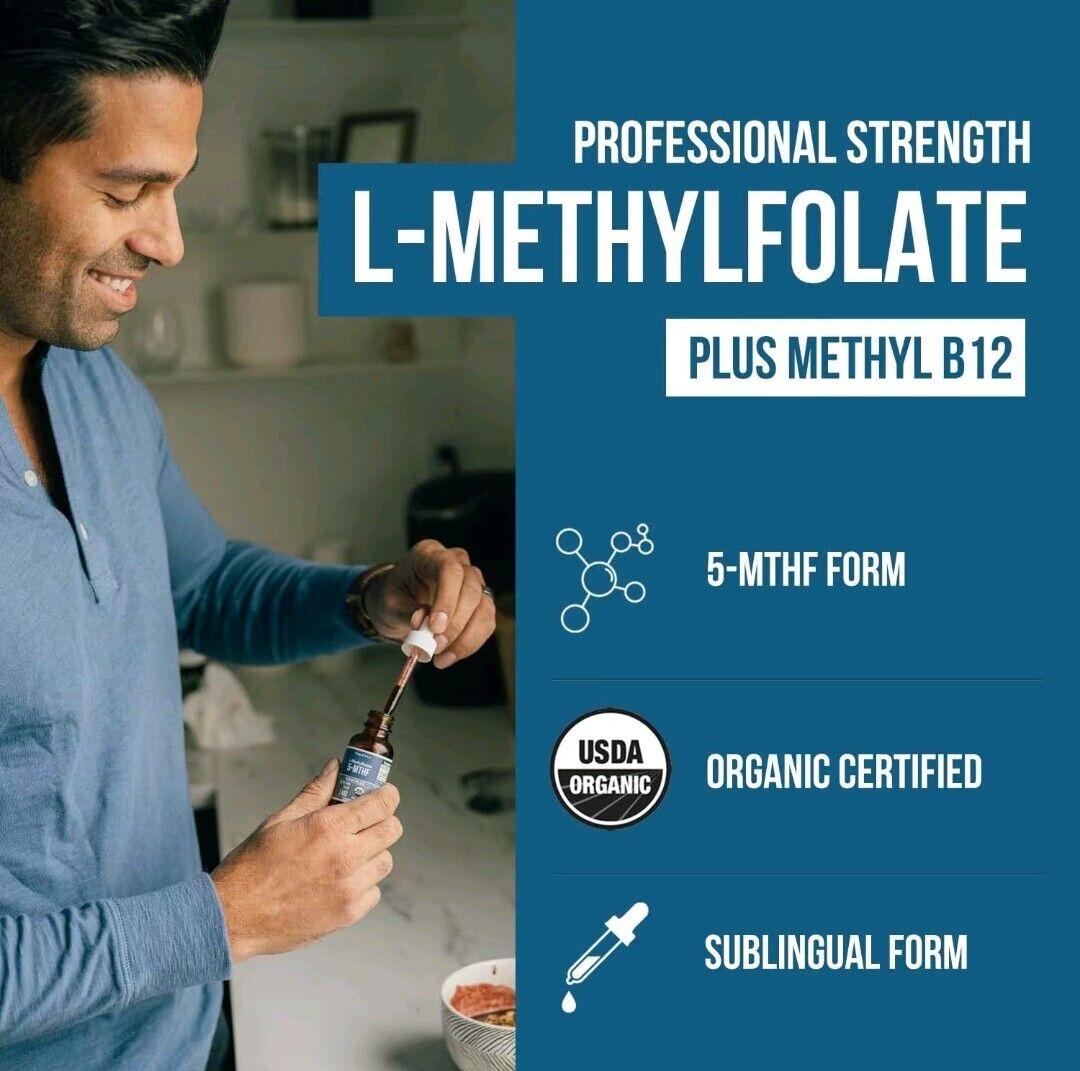 L Methyl Folate 15Mg plus Methyl B12 Cofactor