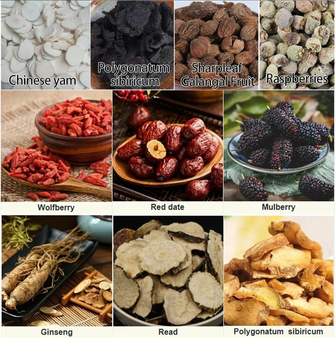 Ginseng Six Treasure Tea Kidney Liver Red Date Tea for Kidney Health