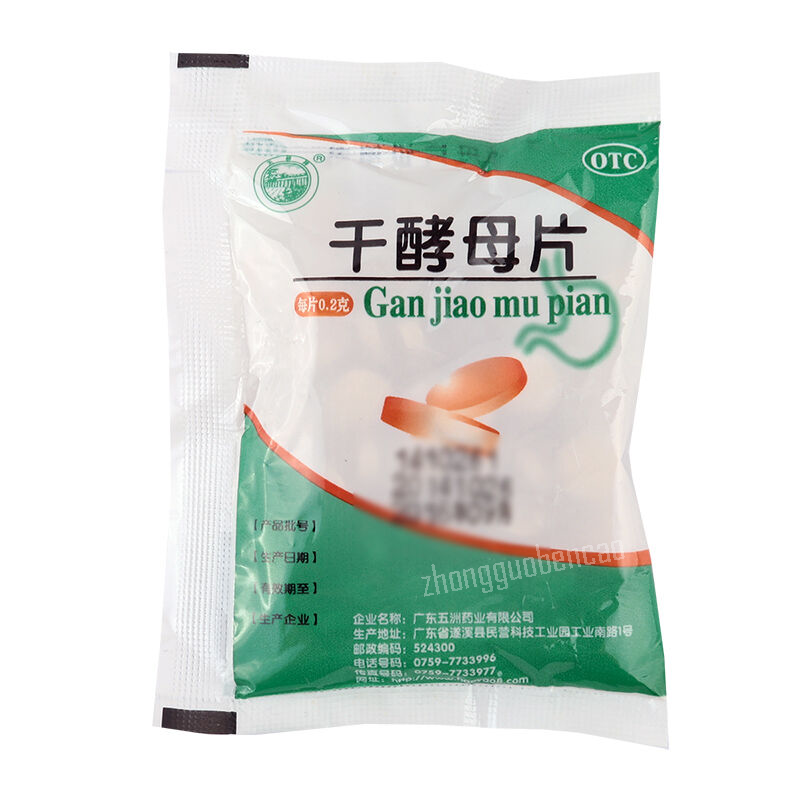 Tianqiao Ganjiaomu Pian 10 Bags 10袋装 天桥干酵母片