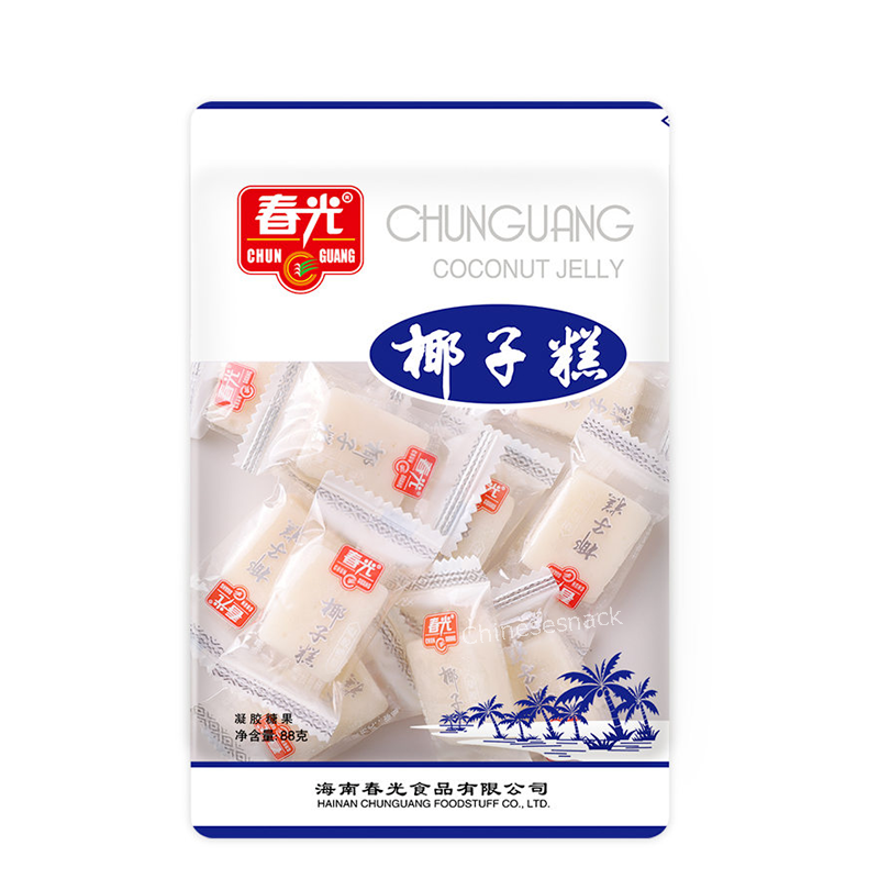 Chunguang Coconut Jelly Desserts Candy Chinese Specialty Snacks 春光椰子糕 Secondary image