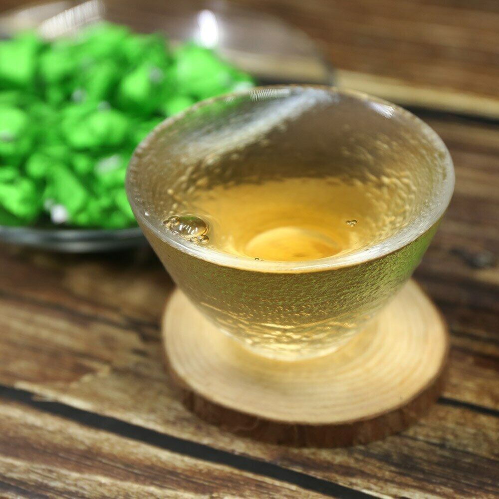 HelloYoung Raw Puer Resin Green Foil Packing High Quality Shen Puerh Tea Cream Cha Gao