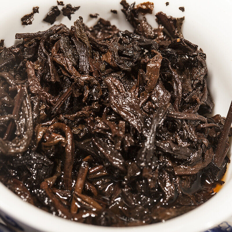 HelloYoung Wu Liang * Yunnan Puer Tea Mini Cake Ripe Pu Er 200g Health Care for Weight Loss