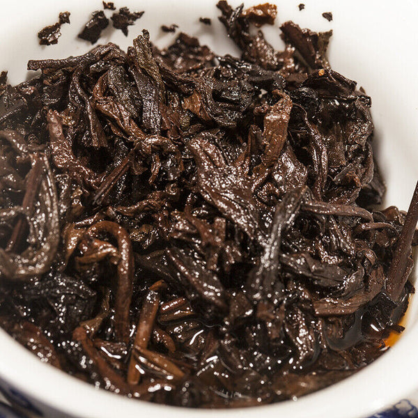 HelloYoung Wu Liang * Yunnan Puer Tea Mini Cake Ripe Pu Er 200g Health Care for Weight Loss