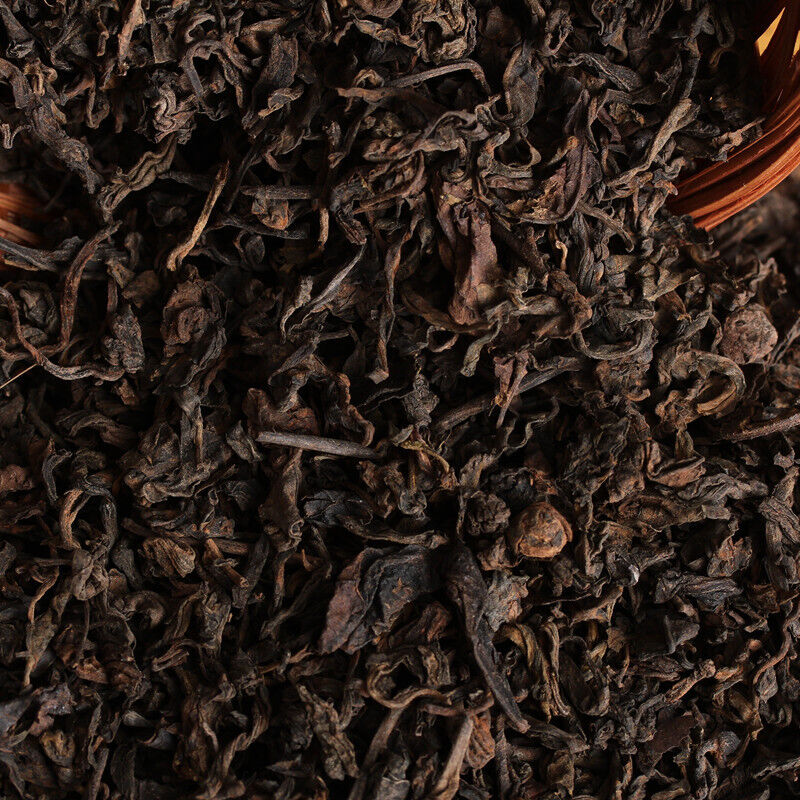 HelloYoung Yunnan Puerh Tea Zhang Xiang Ancient Tree Puer Loose Ripe Basket Pack 300g