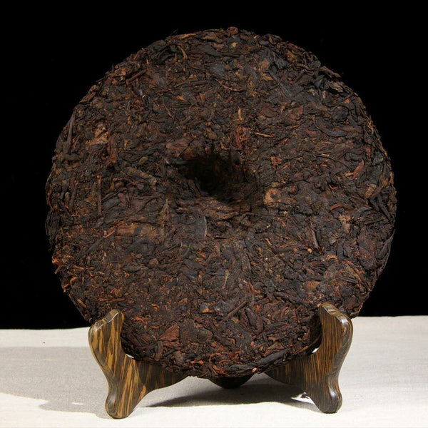 HelloYoung yr Sanpa Lao Ban Zhang Ripe Puerh 100% Natural Shu Puer Tea Ripe Tea 357g