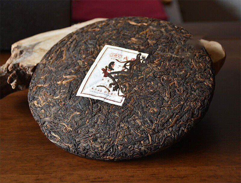 HelloYoung Mengku Rongshi Lincang Shu Puer Mu Ye Chun 3 Yr Aged Pu'er Ripe Puerh 357g
