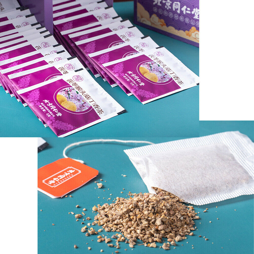 Tongrentang Fu Ling Hou Tou Gu Ding Xiang Cha Yang Wei Cha北京同仁堂茯苓猴头菇丁香茶养胃茶包3g*40