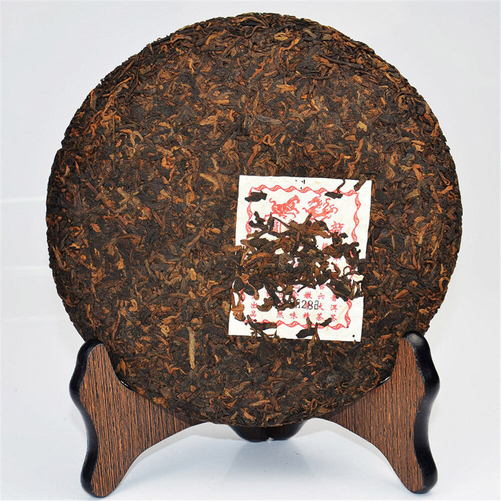 HelloYoung 357g Chinese Yunnan Ripe Puer Tea Natural Oldest Puerh Tea Cake Black Tea