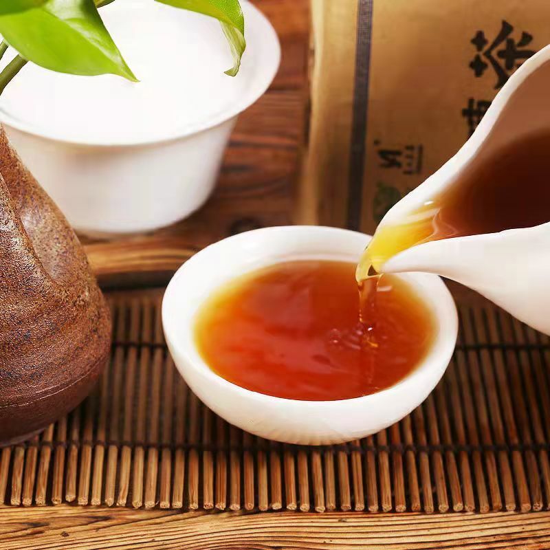 HelloYoung Anhua Hu Nan Baishaxi Hei Zhuan Cha Dark Tea Brick Tea Chinese Tea 400g