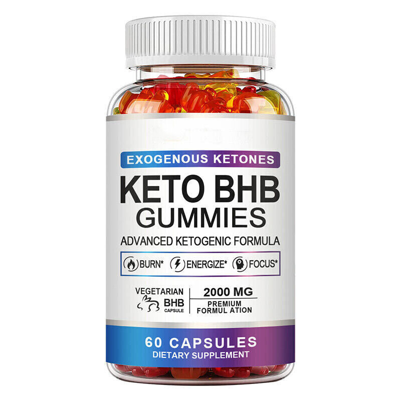 Keto BHB Gummis für Weight Loss Fat Burner verbessern Immunität 60