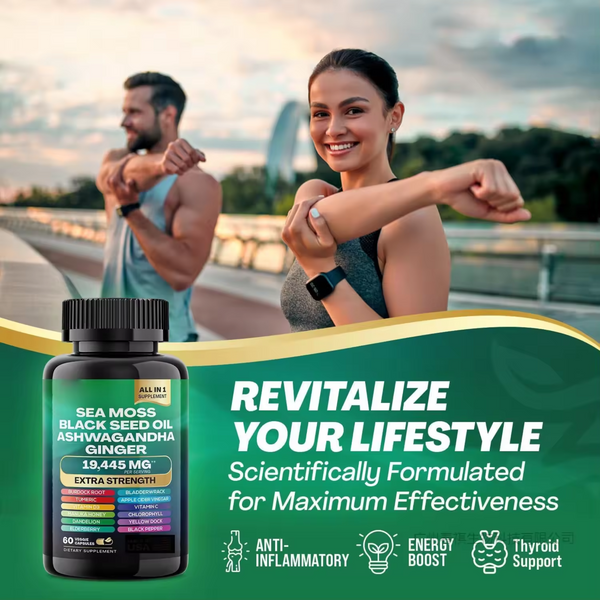 Dynamische Vitalität Bundle Sea Moss Multivitamin für Shilajit Power Combo