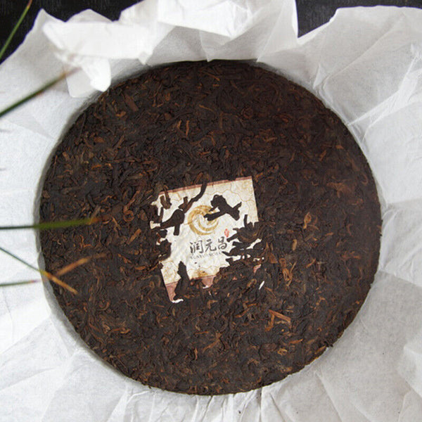 Menghai Haoyun * 2018 RUN YUAN CHANG Pu-erh Tea Ripe Puer Cooked Pu'er Cake 357g