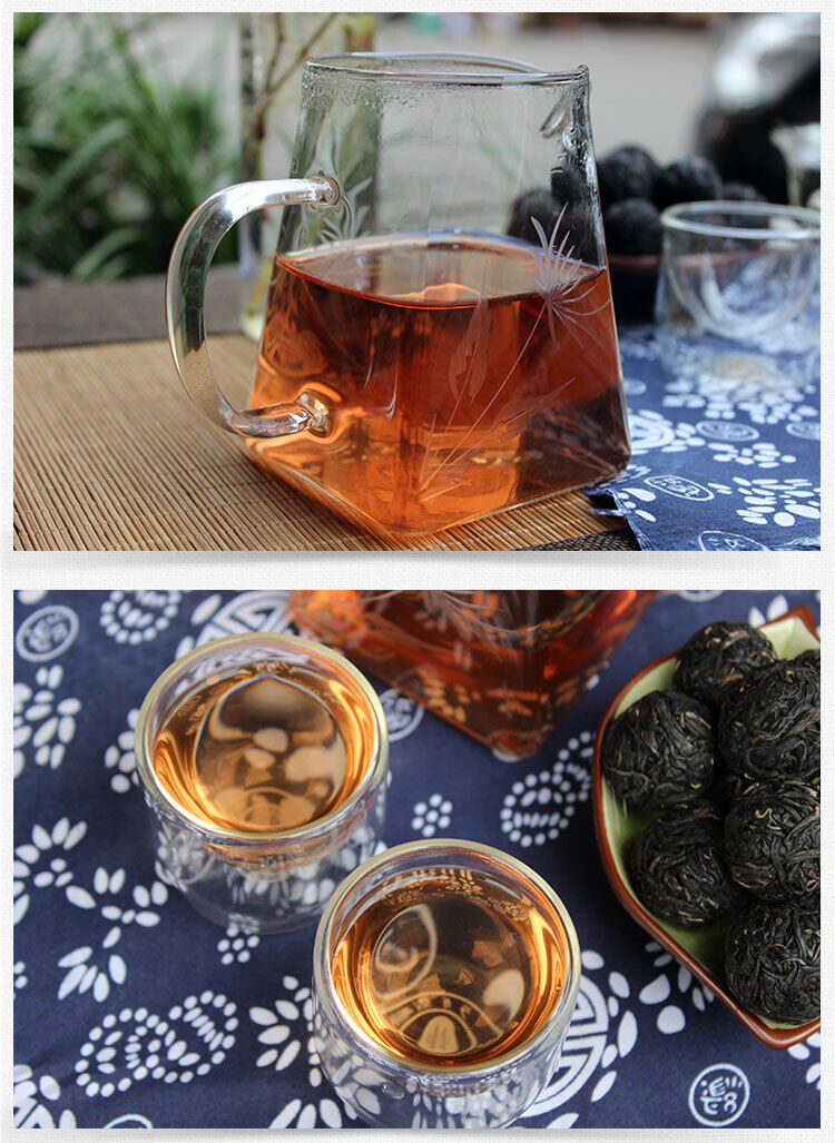 HelloYoung Jing Mai Zi Juan Long Zhu Pu-erh Tea Tuo 250g Raw Puer Tea Pu'er Purple Leaf