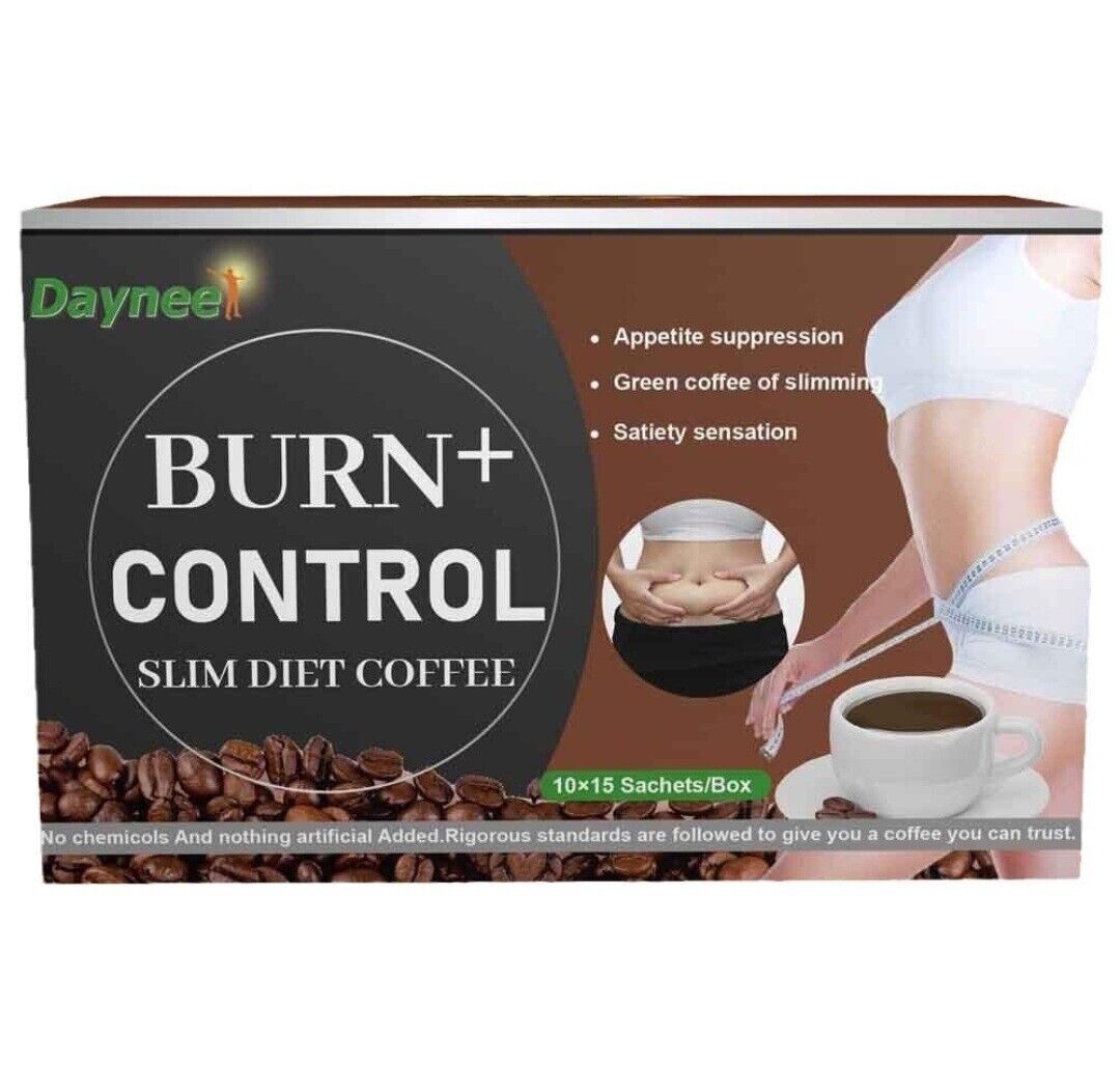 BURN + CONTROL SLIM DIET Coffee Weight Loss Natural Herbal Healthy Coffee