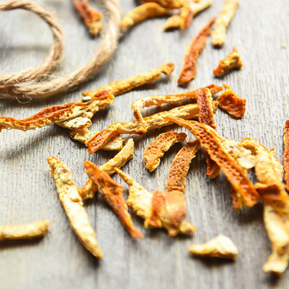 HelloYoung Organic Dried Orange Peel Fruit Tea Makes Plum Syrup Cough Relief Healthy