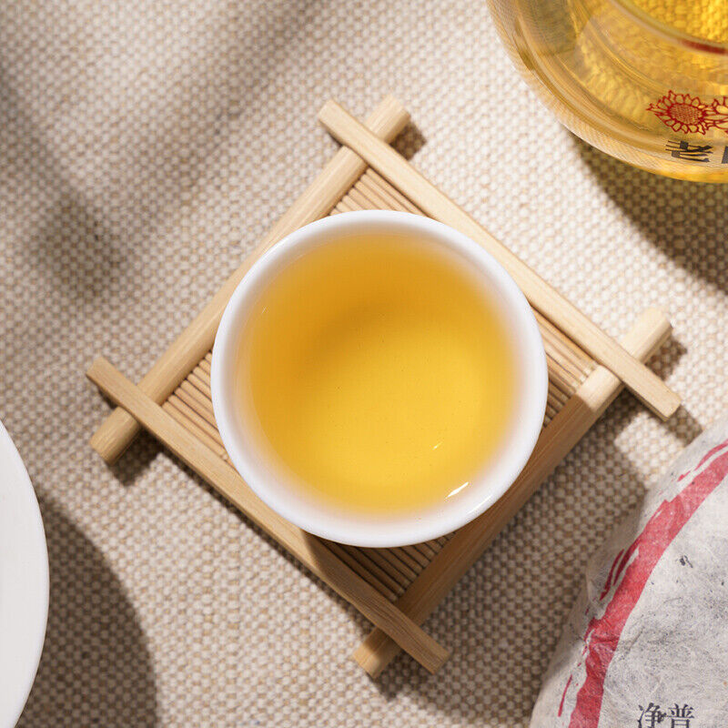 HelloYoung Haiwan Pa Sha Gu Shu Sheng Puer Tea Famous Mountain Aged Tree Raw Puer 500g