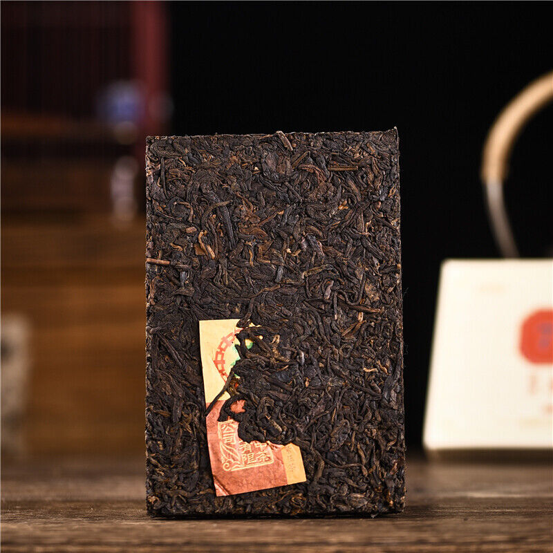 China Tea Yunnan 7581 Ripe Puer Tea Brick Shu Pu-erh Tea Brick 250g Box