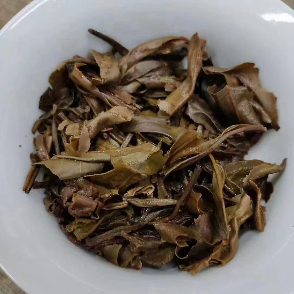 357g Yunnan Aged Raw Pu-erh Tea Cake 2002 Jing Chang Hao Old Raw Puerh Cake Tea